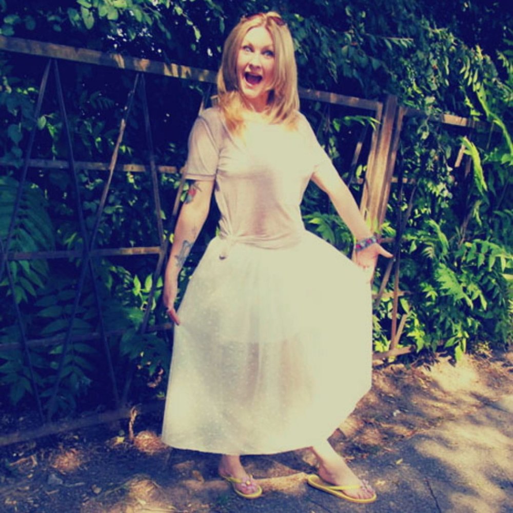 Refashioned Polka Dot Tulle Maxi Tutu (S/M)